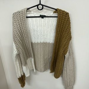Wild Fable/Target color block chunky cardigan sweater